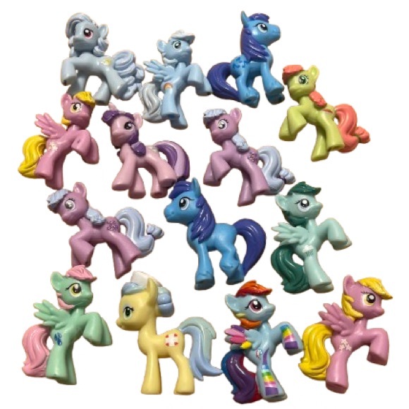 $15/w/purchase 5 pack‎ My little pony figurines 5 pieces kids toys mystery box - Picture 1 of 6